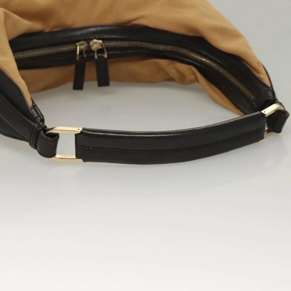 GUCCI Web Sherry Line Shoulder Bag Canvas Beige Gold 001 4288 Auth - Picture 8 of 16